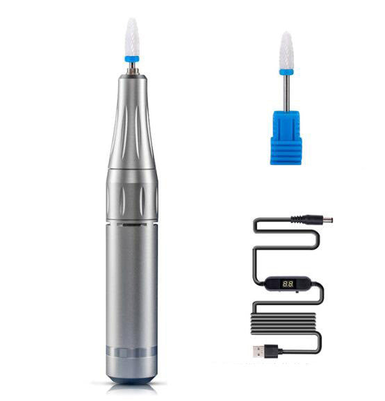 Portable Electric Nail Polisher – 35,000RPM, USB Powered, with Display