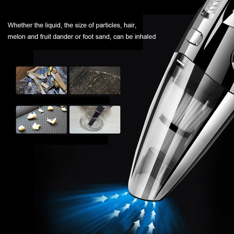 Portable Rechargeable Handheld Vacuum Cleaner – 120W, 3200kPa Suction, USB Powered