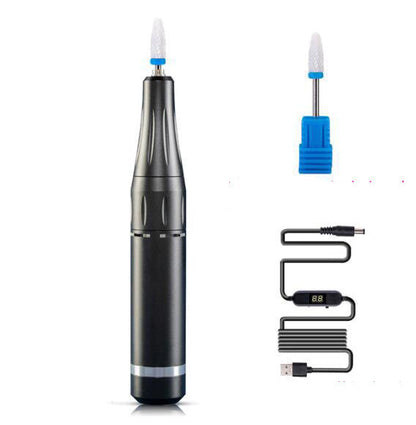 Portable Electric Nail Polisher – 35,000RPM, USB Powered, with Display