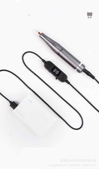 Portable Electric Nail Polisher – 35,000RPM, USB Powered, with Display