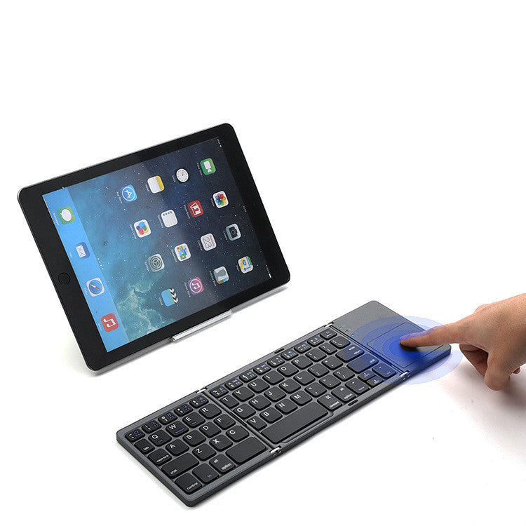 Wireless Bluetooth Folding Mini Keyboard – Portable, 64 Keys