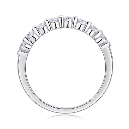 1Luxury Fashion Diamond Ring, Moissanite Silver Ring