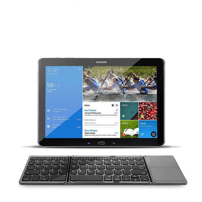 Wireless Bluetooth Folding Mini Keyboard – Portable, 64 Keys