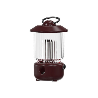 Retro Kerosene Lamp USB Humidifier – Rechargeable, Quiet, Desktop Style